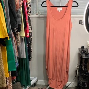 Olive & Oak High Low‎ Coral Dress